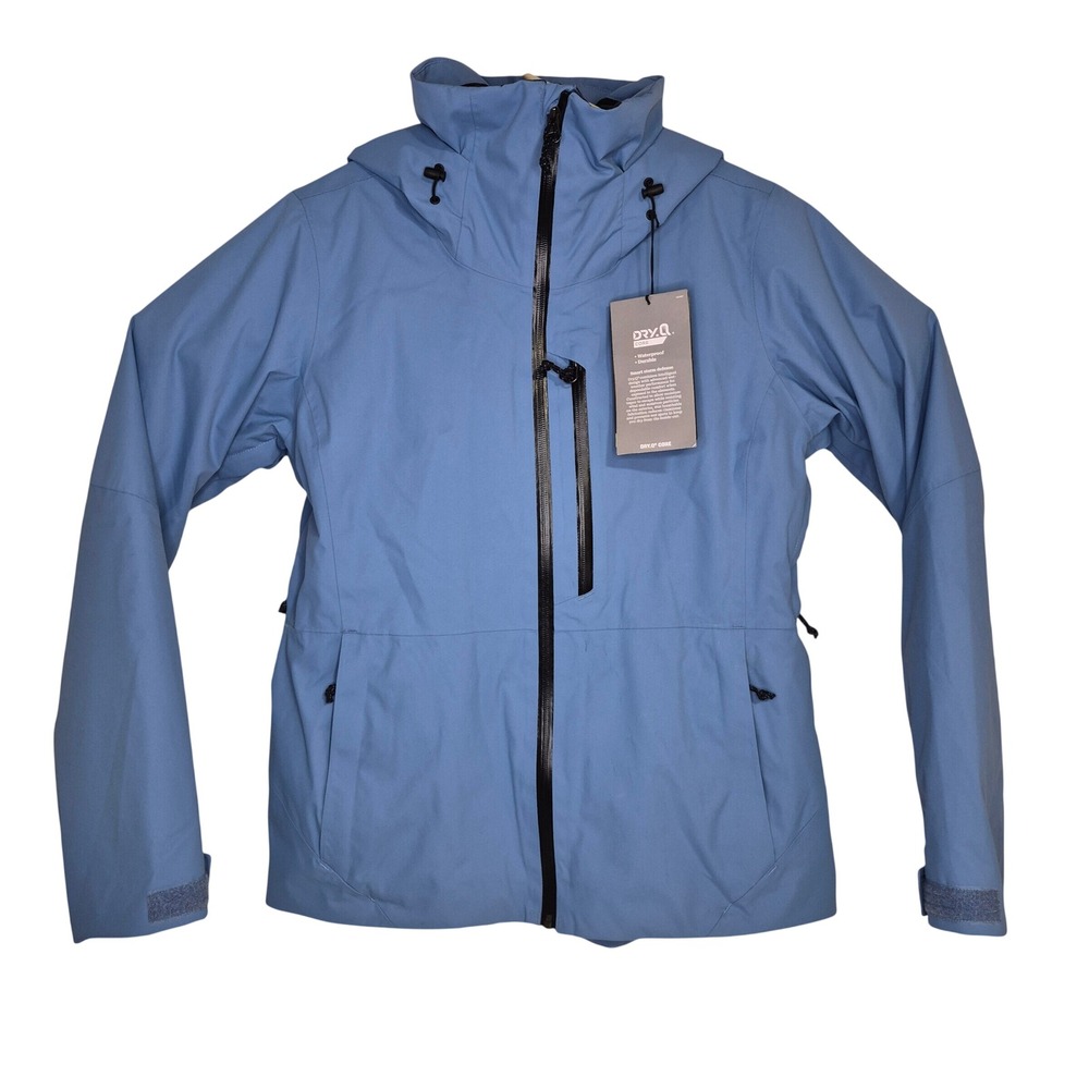 Mountain Hardwear Firefall Insulated Parka Womens S Blue Dry.Q Waterproof Jacket